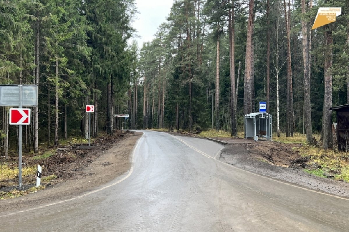    В Кашинском округе завершен ремонт автодороги