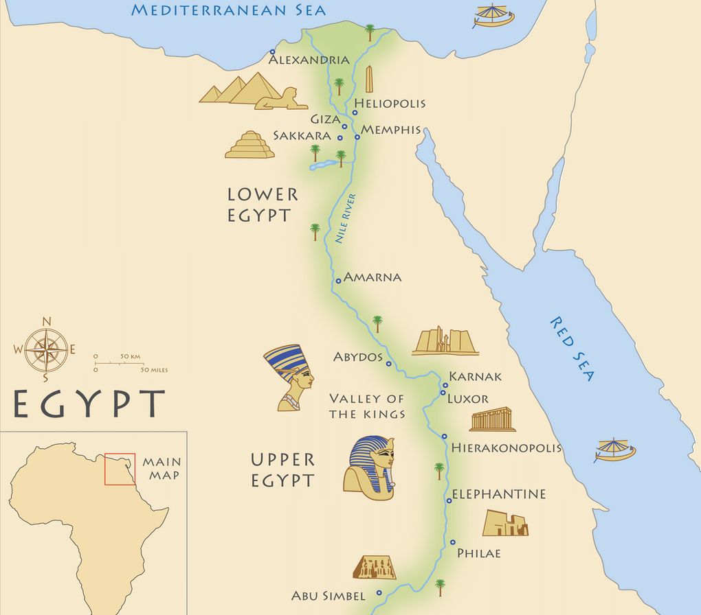 Код города египет. Гелиополь древний Египет карта. Карта древнего Египта Северный и Южный Египет. Мемфис и Фивы на карте древнего Египта.