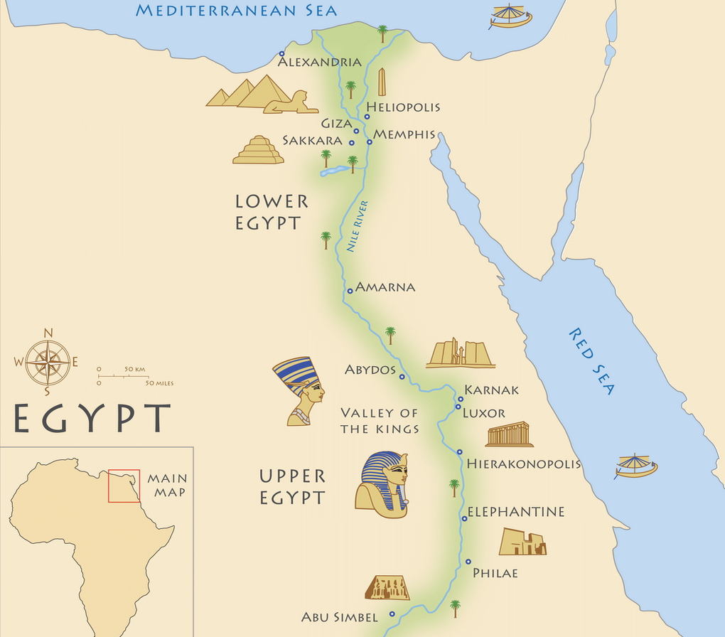 Арабская республика египет населенные пункты египта. Гелиополь древний Египет карта. Карта древнего Египта Северный и Южный Египет. Карта древнего Египта Александрия Сиена. Ахетатон на карте древнего Египта.
