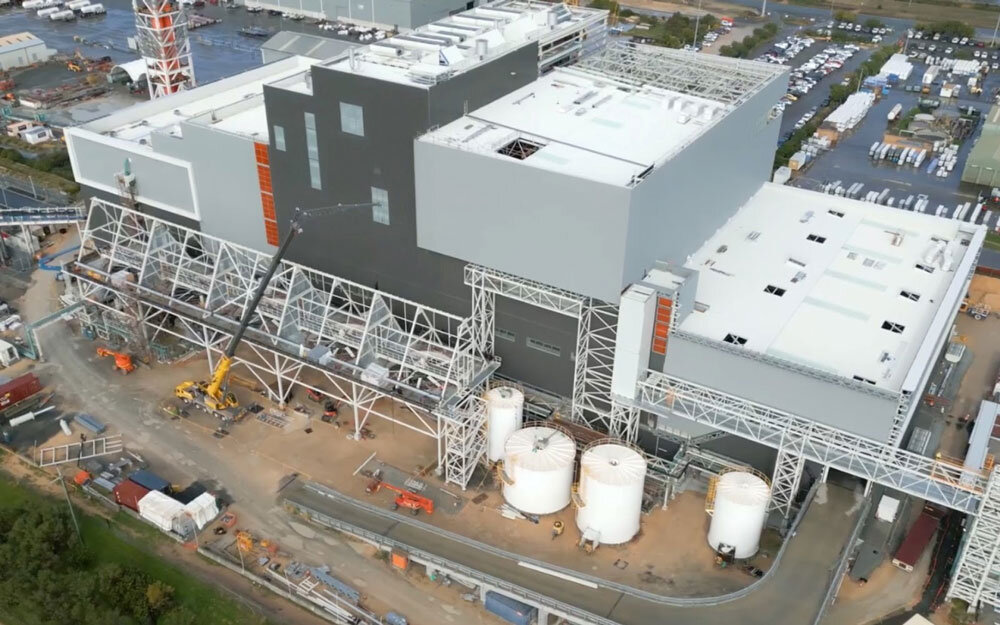 
На фото: Строительство завода Avertas Energy в Квинане