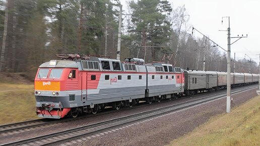 Движение поездов на Ярославском направлении МЖД! Перегон Пушкино ...