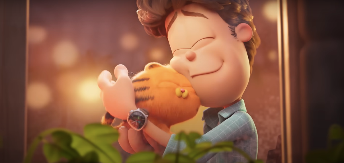     Кадр из мультфильма «Гарфилд»