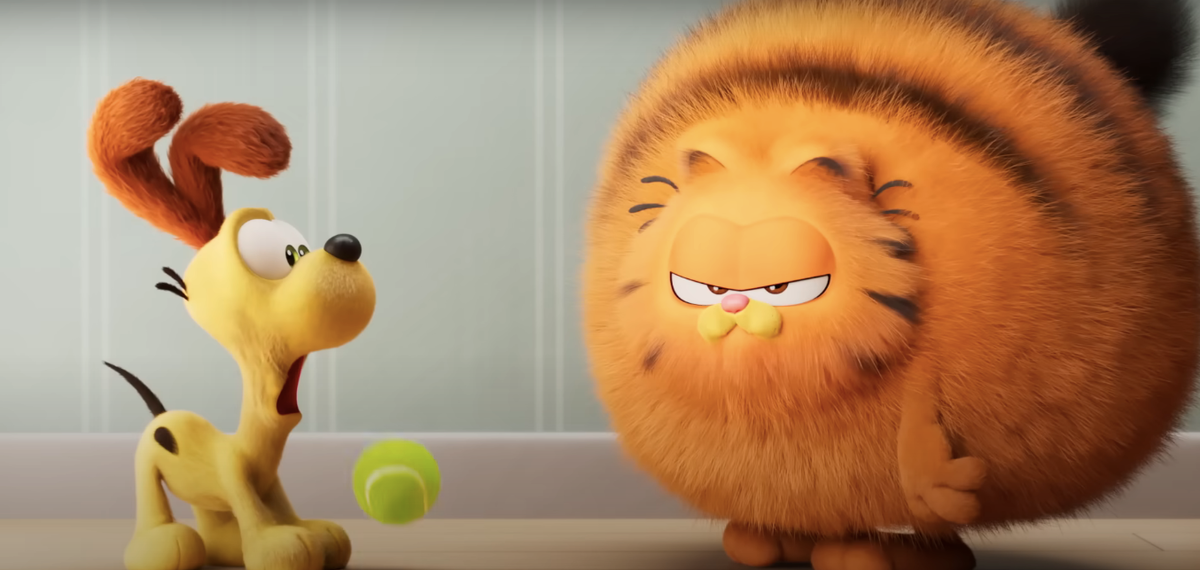     Кадр из мультфильма «Гарфилд»