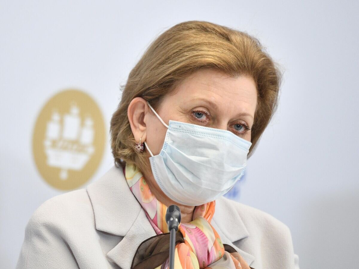    Главный государственный санитарный врач РФ Анна Попова на Петербургском международном экономическом форуме - 2021© РИА Новости / Евгений Биятов