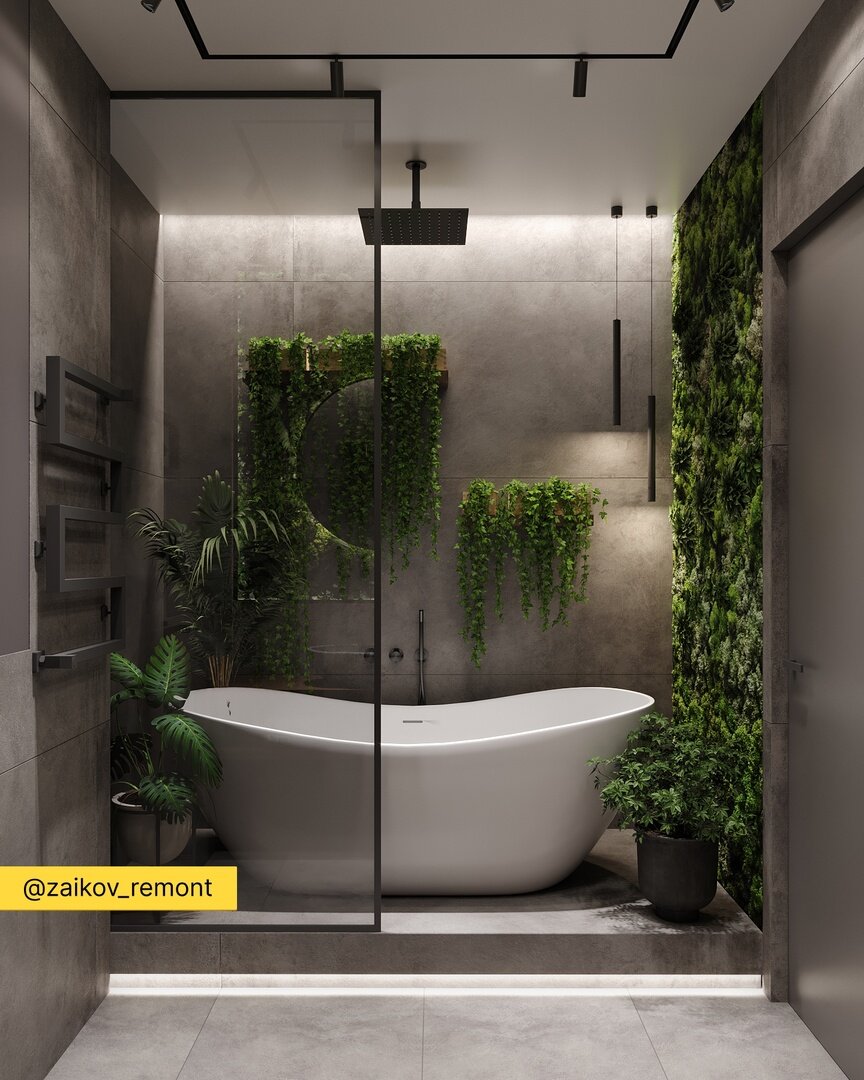 50+ идей || Стильная ванная комната 2020 (фото, решения)