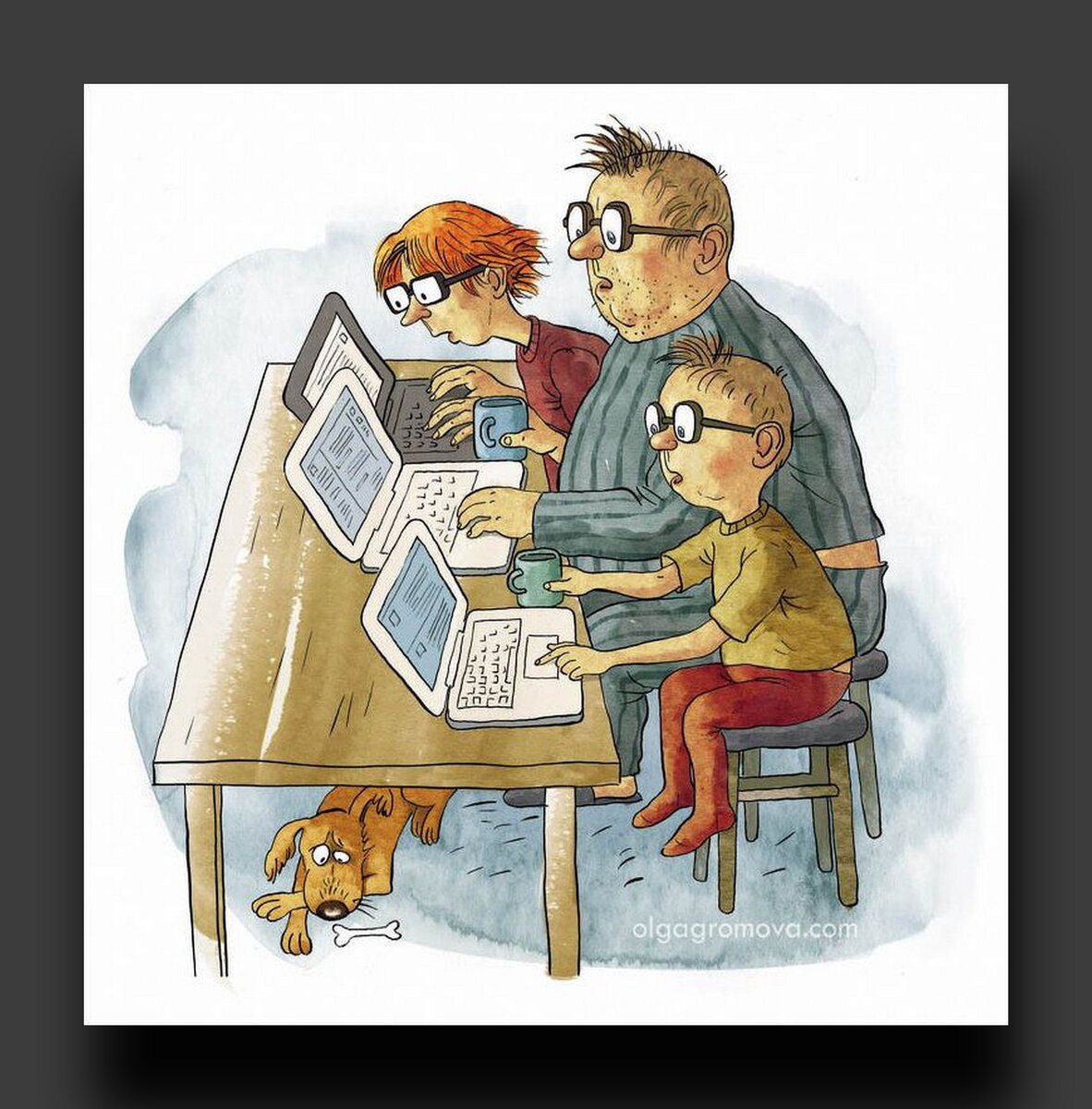 Для иллюстрации - рисунок Ольги Громовой