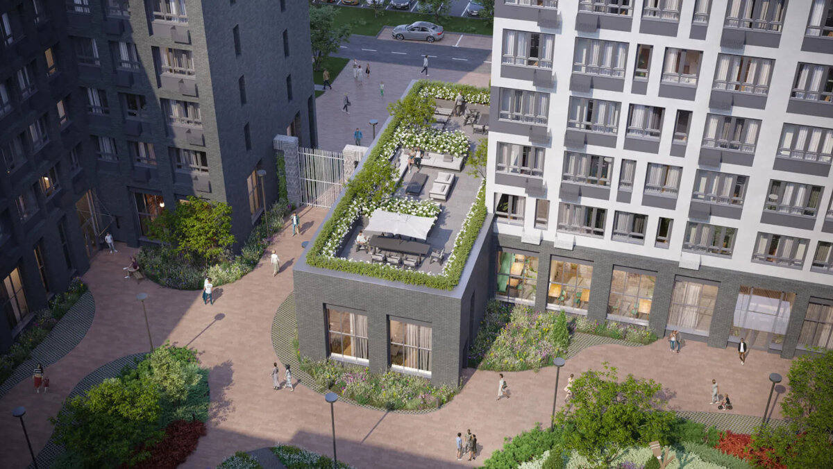 Рендеры "Родных кварталов" от застройщика ГК А101.