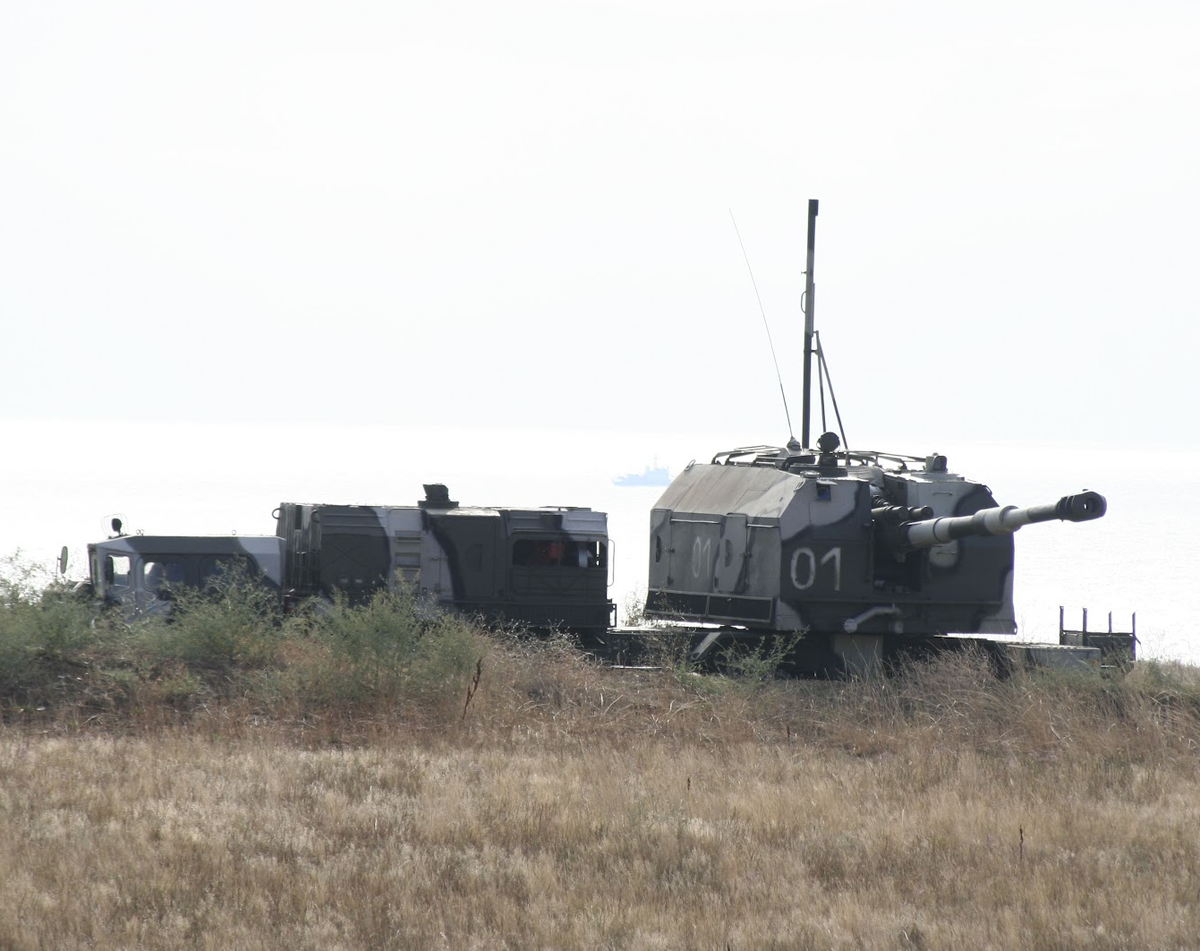 Береговой артиллерийский комплекс А-222 «Берег». Фото: Министерство Обороны.