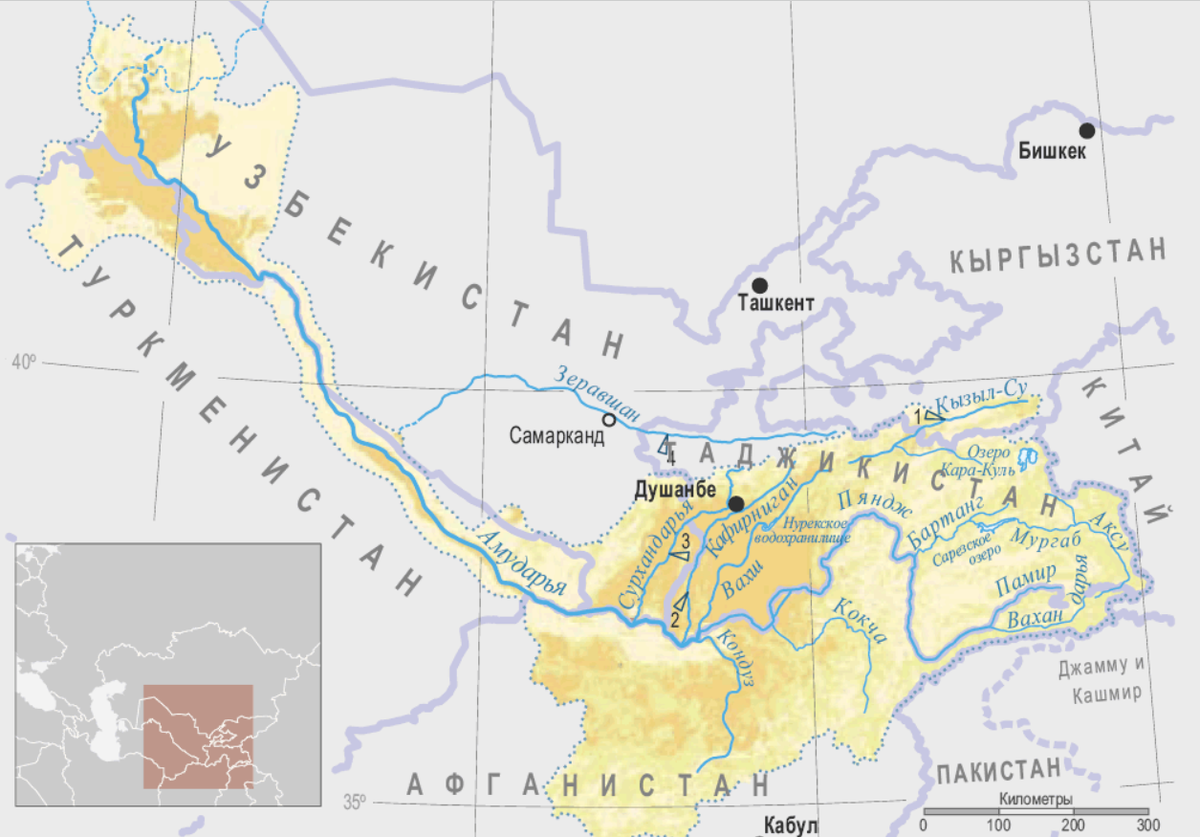Река в средней азии. Реки Амударья и Сырдарья на карте. Река Амударья и Сырдарья на карте мира. Бассейн реки Амударья на контурной карте. Река Амударья на карте Азии.