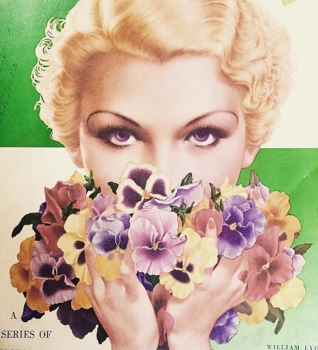 Цветы анютины глазки обозначают на языке цветов -думаю о вас, мысли, намерения