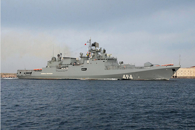    Фрегат "Адмирал Григорович" ©Пресс-служба Южного военного округа Wikipedia.org