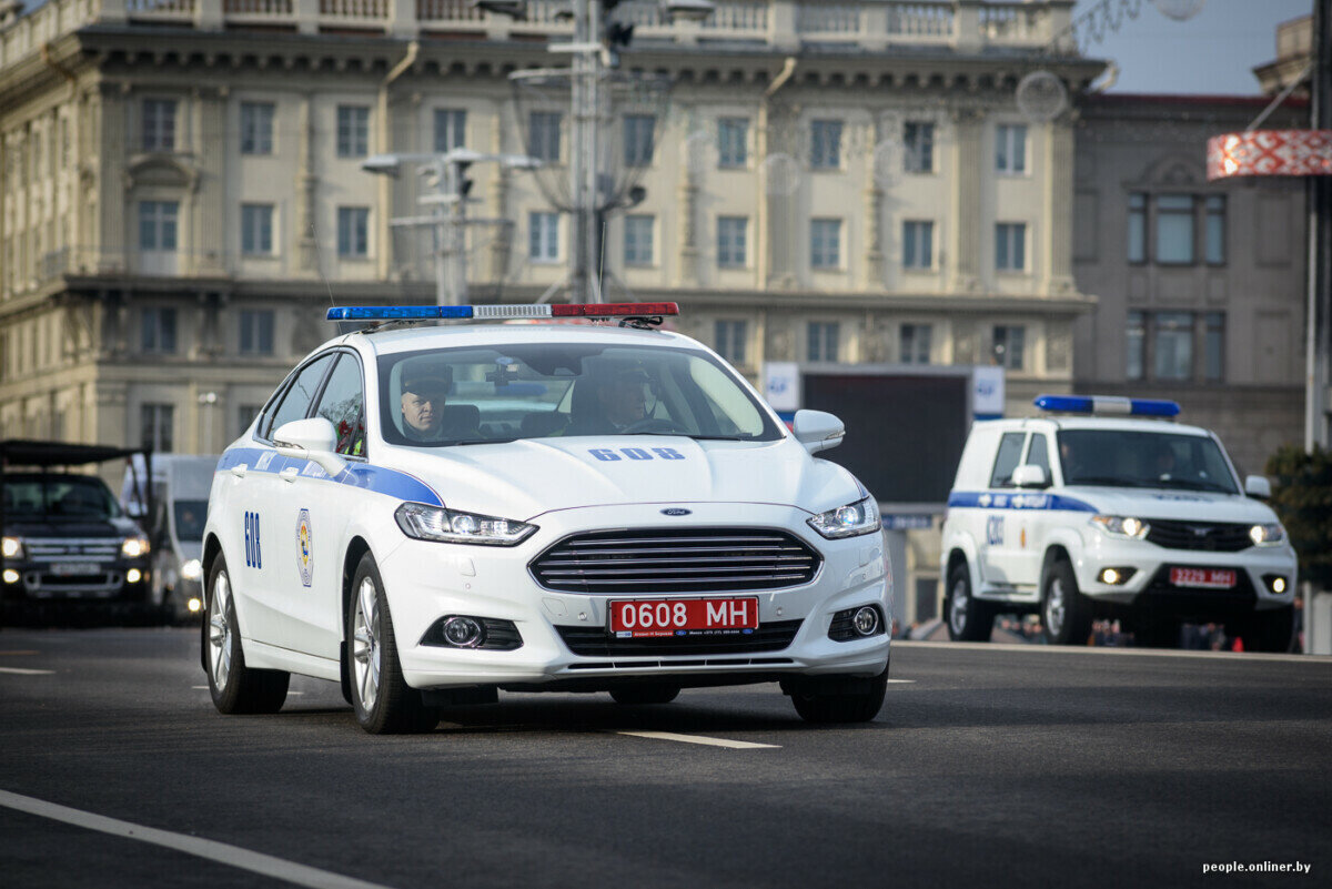 Белорусская полиция машины