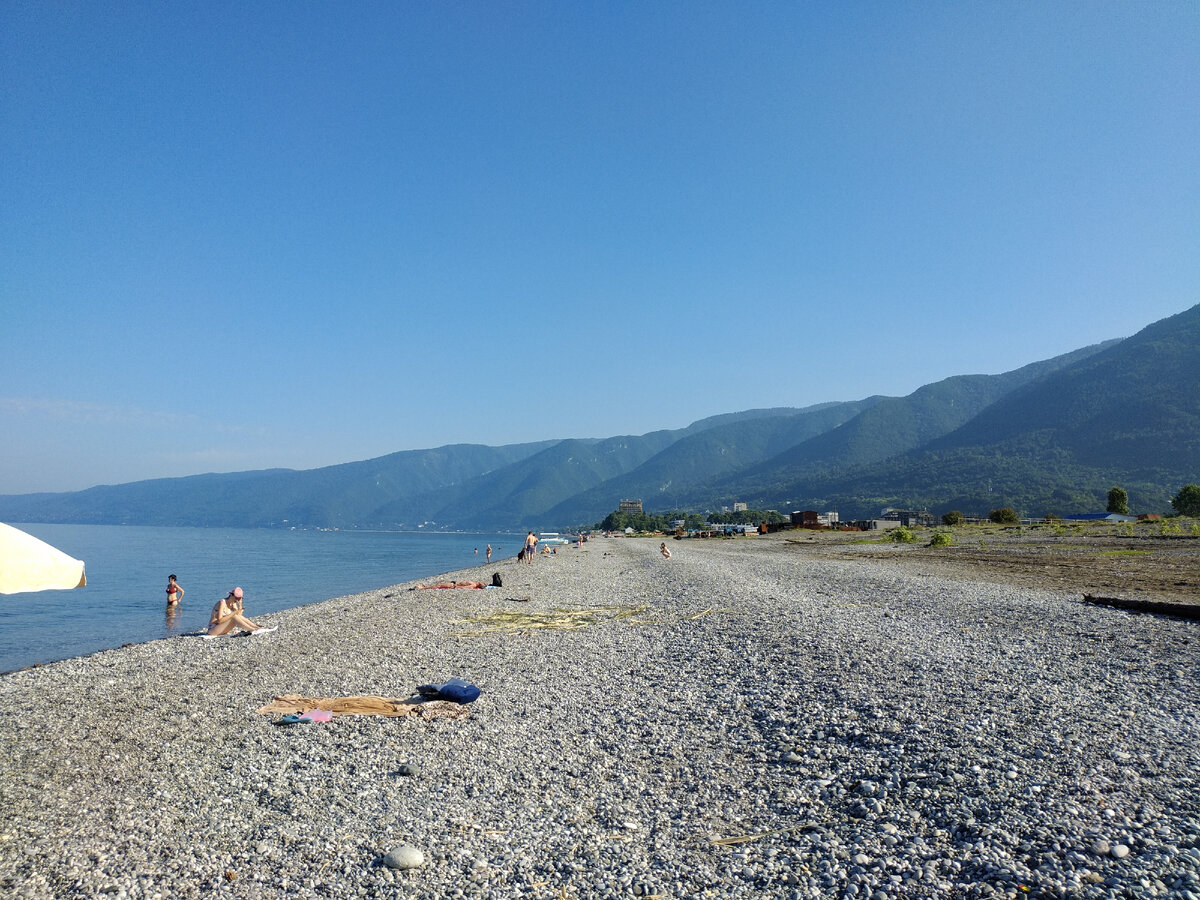 Свободные пляжи Абхазии