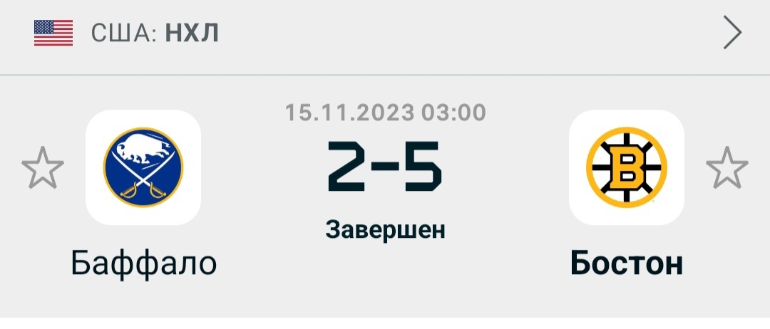 Всем привет. Ещё один любопытный матч национальной хоккейной лиги. На этот раз Баффало Себрз на своей ледовой площадке принимал Бостон Брюинз. Гости прошлогодние финалисты кубка Стэнли.