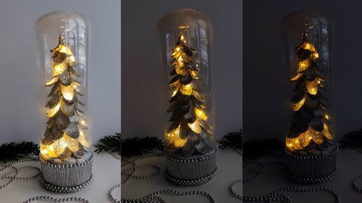 98% обязательно СДЕЛАЮТ. Светильник к Рождеству и Новому Году. Christmas Craft Ideas. Christmas lamp