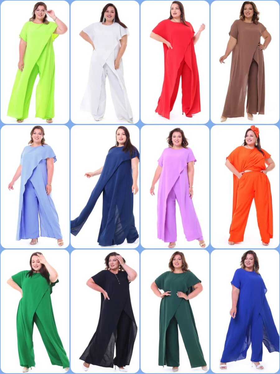 Нарядные женские костюмы больших размеров с Wildberries, в которых вы будете выглядеть роскошно! Одежда Plus Size. Подборка + артикулы