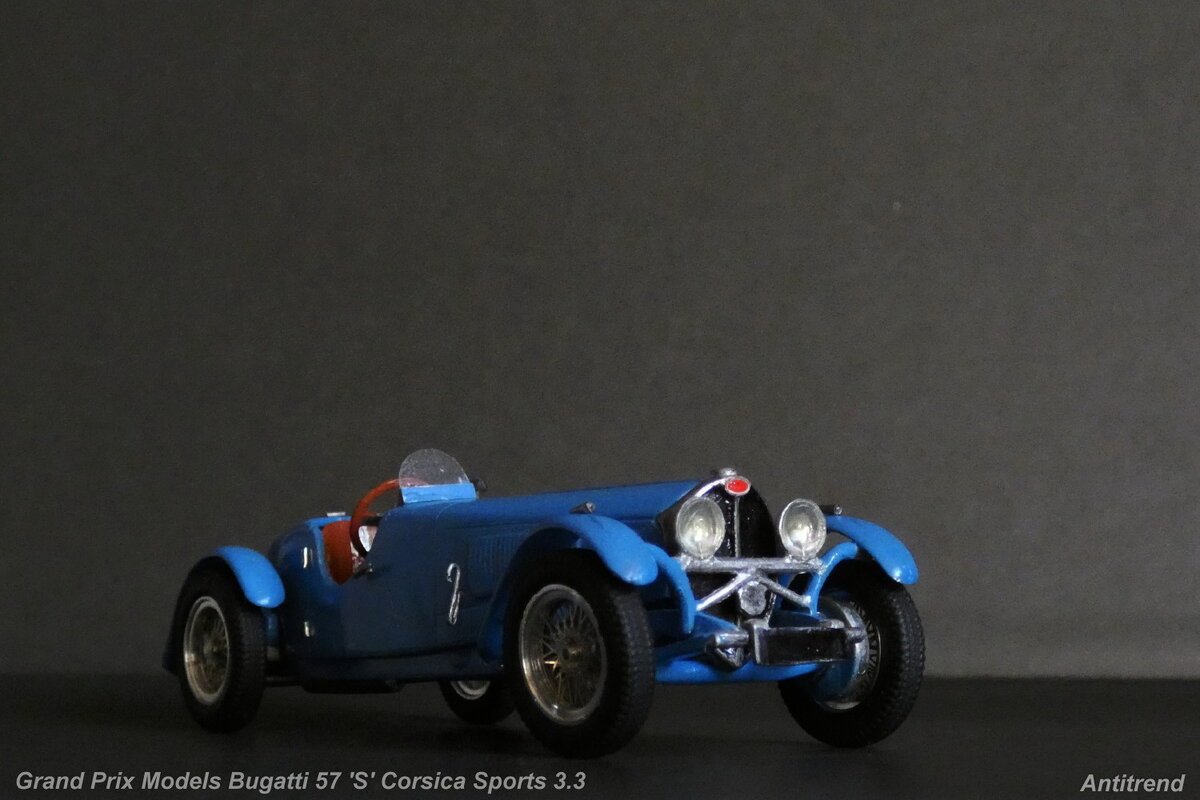 Grand Prix models Bugatti 57 S Corsica Sports 3.3 | Antitrend - Модели  автомобилей в 43 масштабе | Дзен