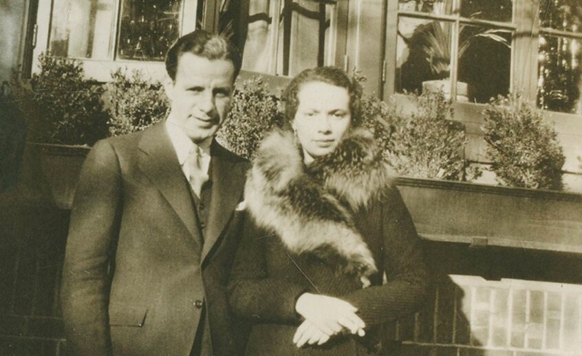 Оскар и Эмили Шиндлер в молодости.