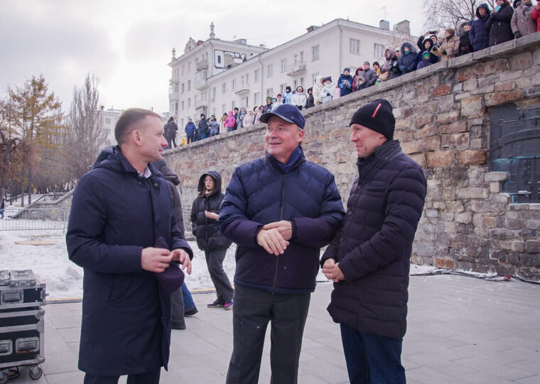    Александр Каптюг, Алексей Орлов и Андрей Луговой