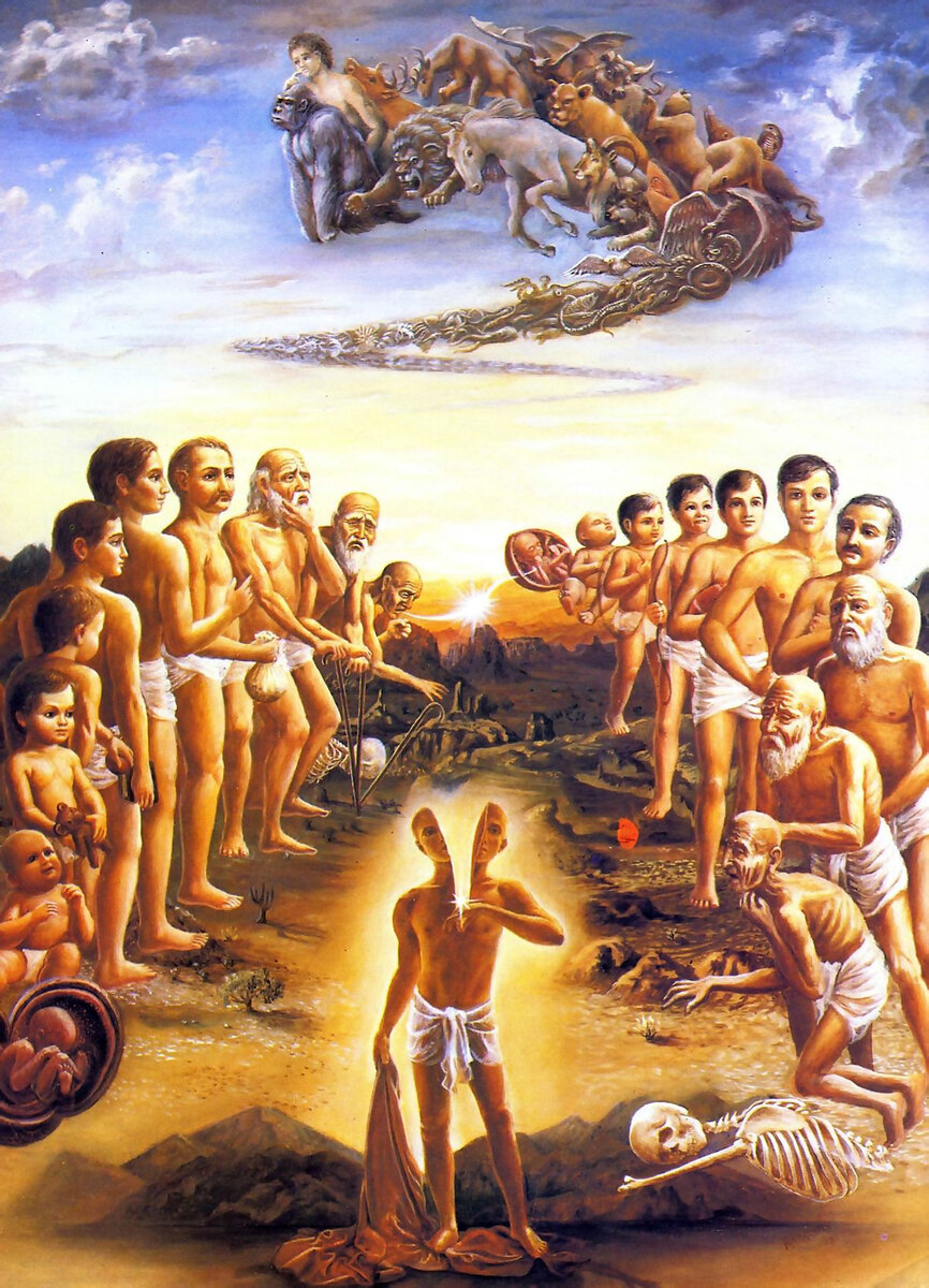 Процесс перерождения души цикличен и продолжается тысячи жизней подряд. Фото: bvks.ru