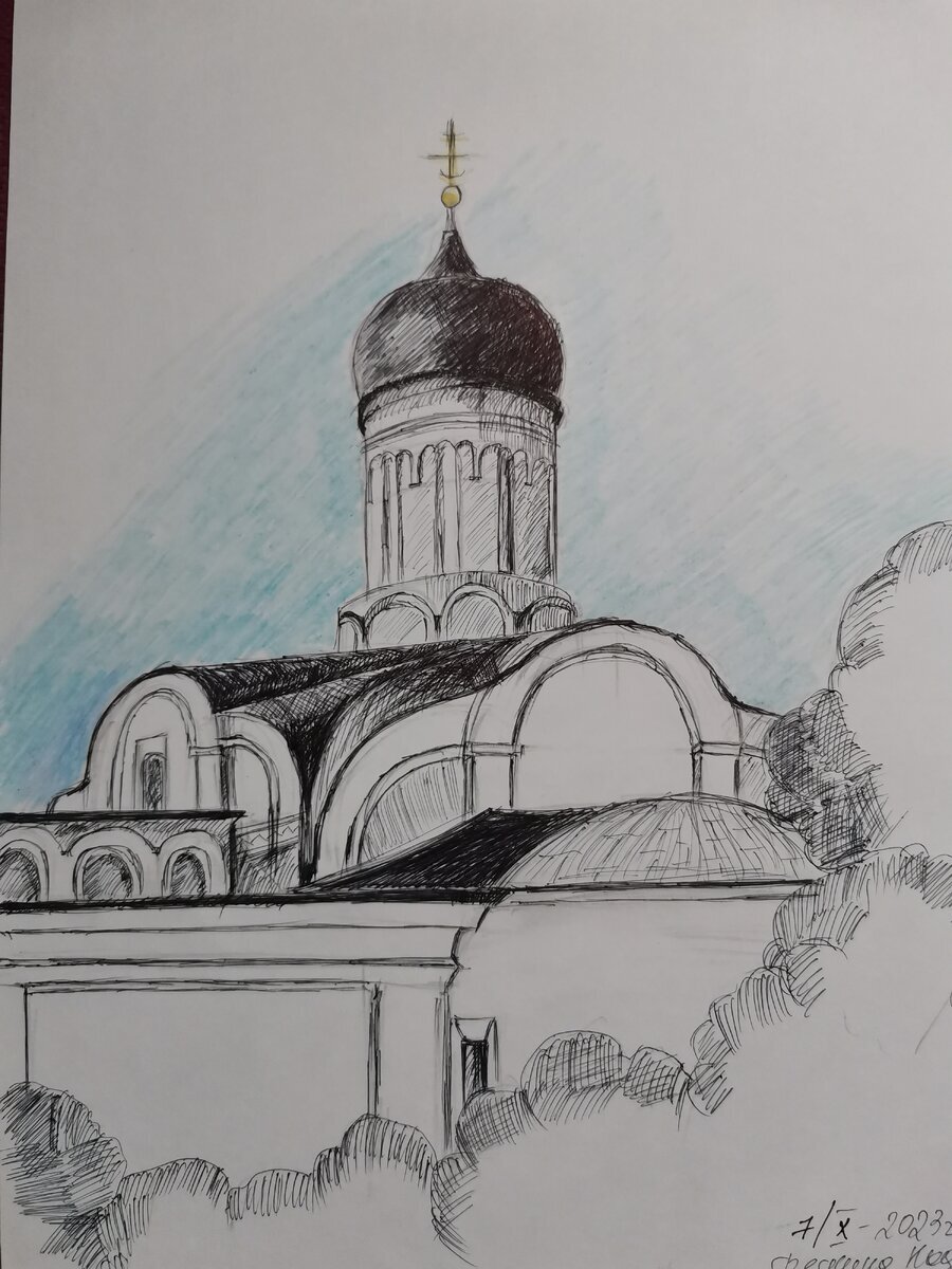 1. Надежда Фескина. Московские храмы. Изображение из комментариев к статье "Наша 24-я интернет-галерея открыта" 
