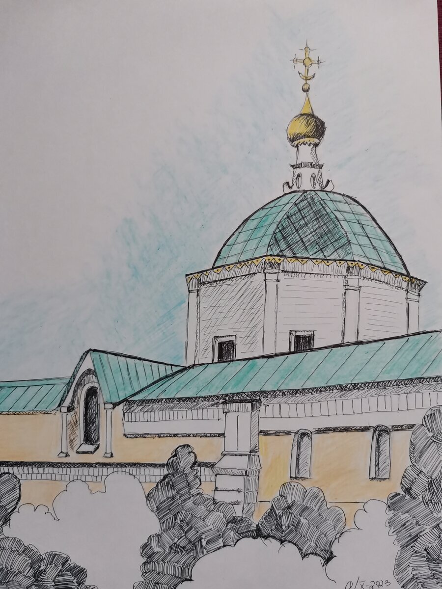 2. Надежда Фескина. Московские храмы. Изображение из комментариев к статье "Наша 24-я интернет-галерея открыта" 