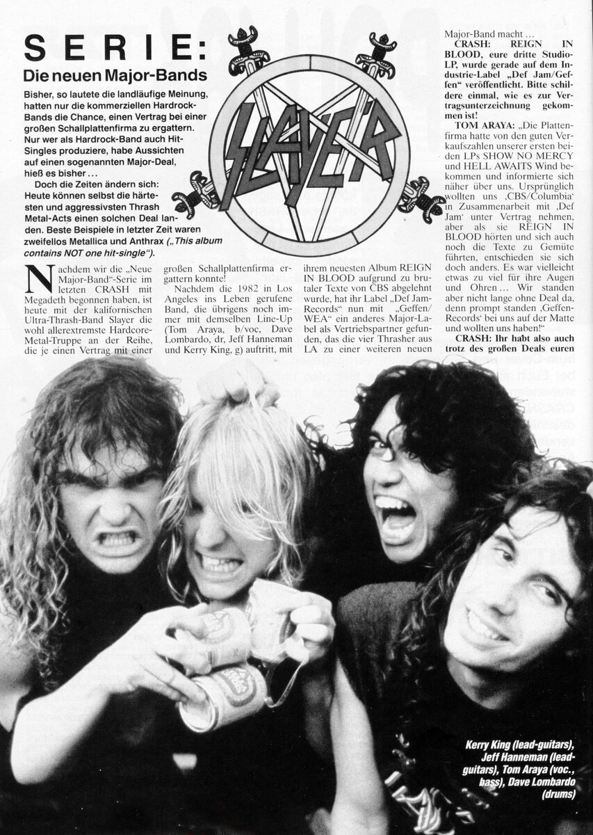 Страница журнала Crash