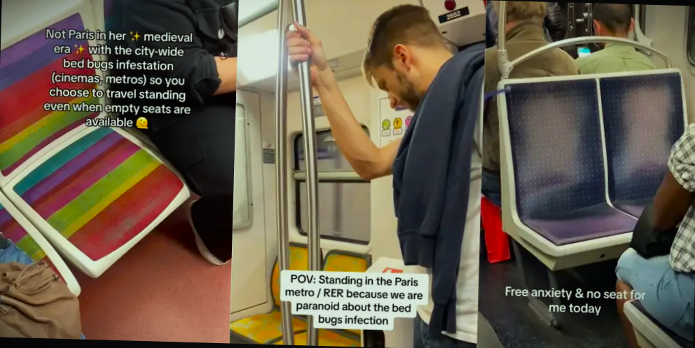 Туристы и жители Парижа теперь предпочитают стоять в общественном транспорте