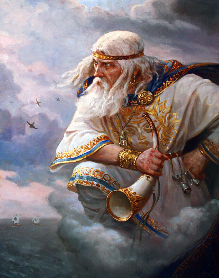 «Стрибог». Славянский бог ветра.