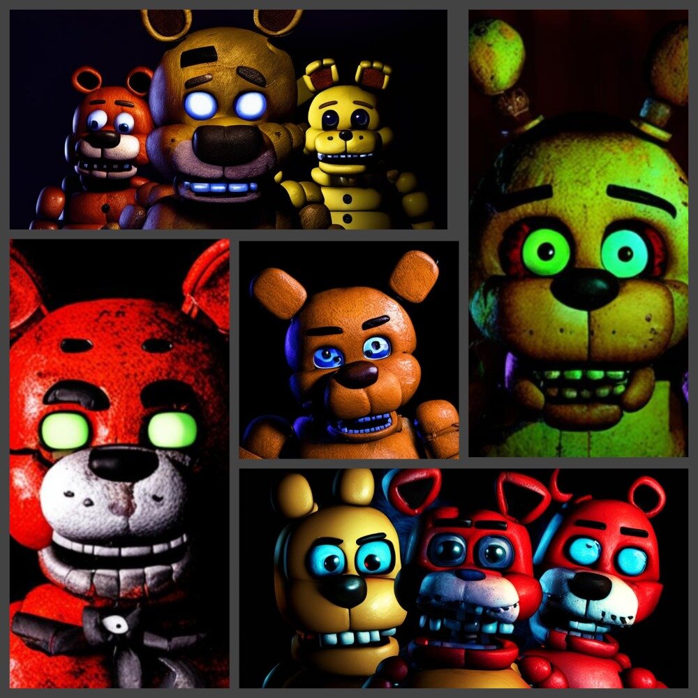 Коллаж создан мной из изображений сгенерированных по моему запросу при помощи Kandinsky на сайте fusionbrain.ai. Изображение размещено исключительно в информационных целях.