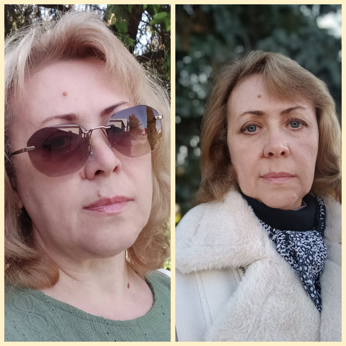 Это я с разницей чуть больше года. Фото автора