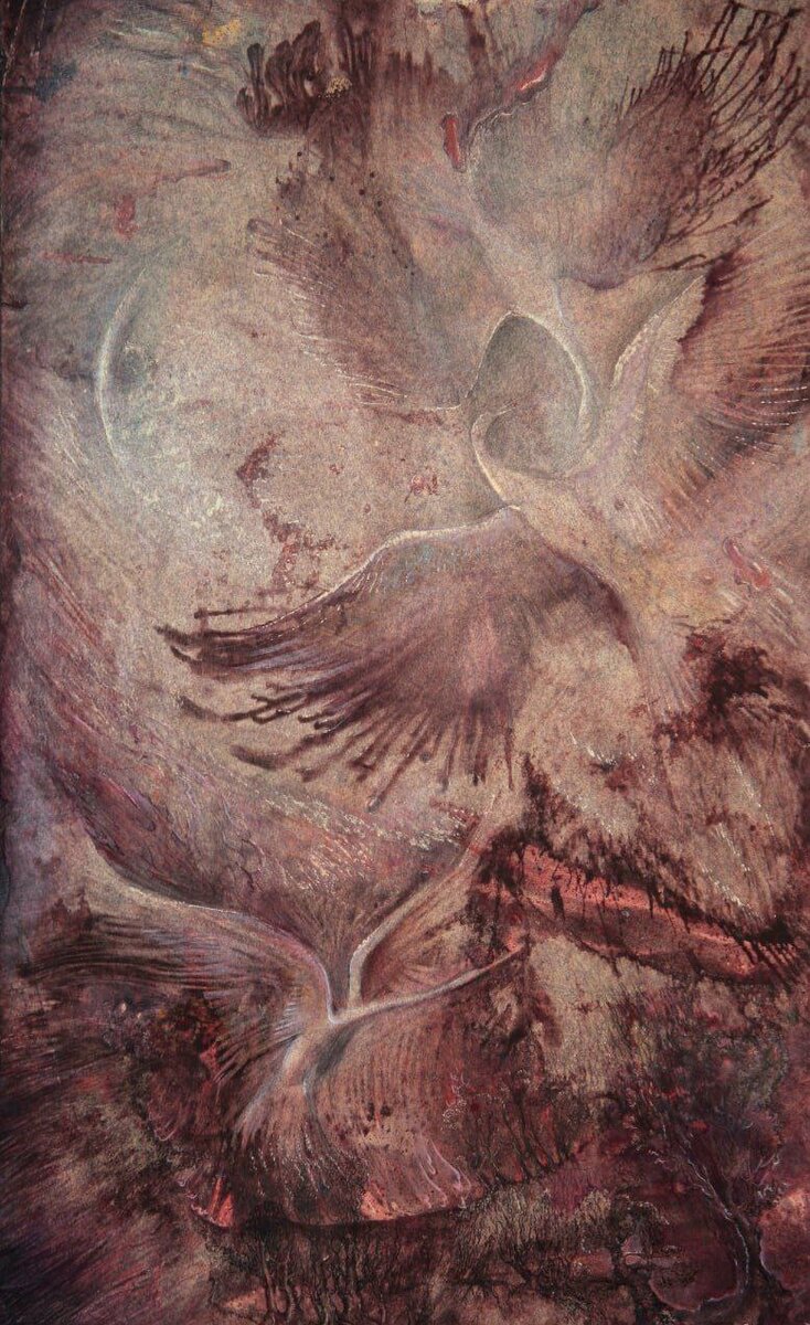 "Преодоление" - художник: Галина Берсенева, акварель, смешанная техника