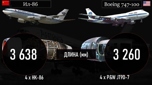 Ил-86 - первый советский широкофюзеляжный самолет