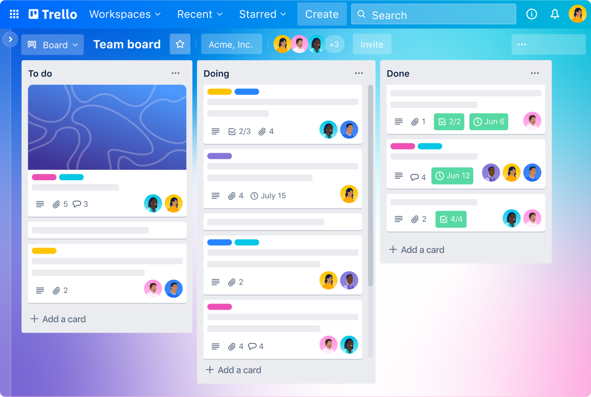 Trello управление проектами