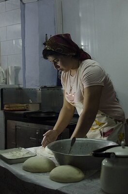    Женщины пекли пироги. Фото: Из личного архива/ Анна Кабисова