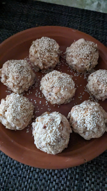 Самый простой домашний десерт без выпечки. Фото автора.