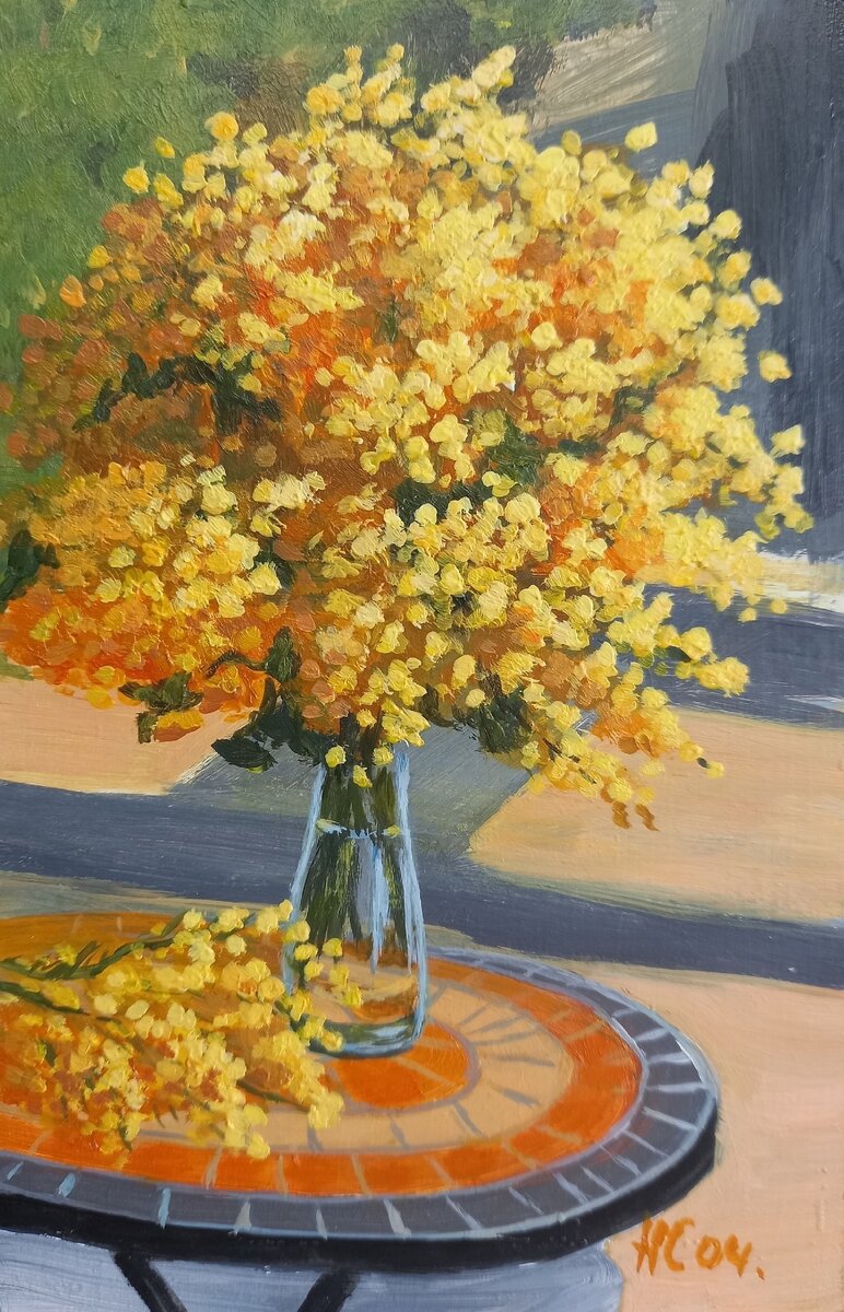 Листайте в карусели мои картины --->