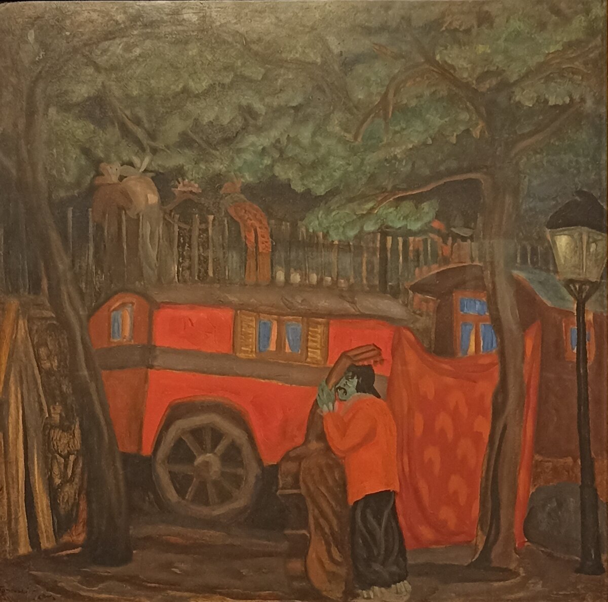 Странствующий музыкант. Борис Григорьев