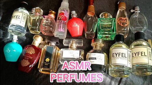 АСМР ПАРФЮМЫ / ASMR perfumes / candy / конфетка / шепот / whisper / avon / eyfel