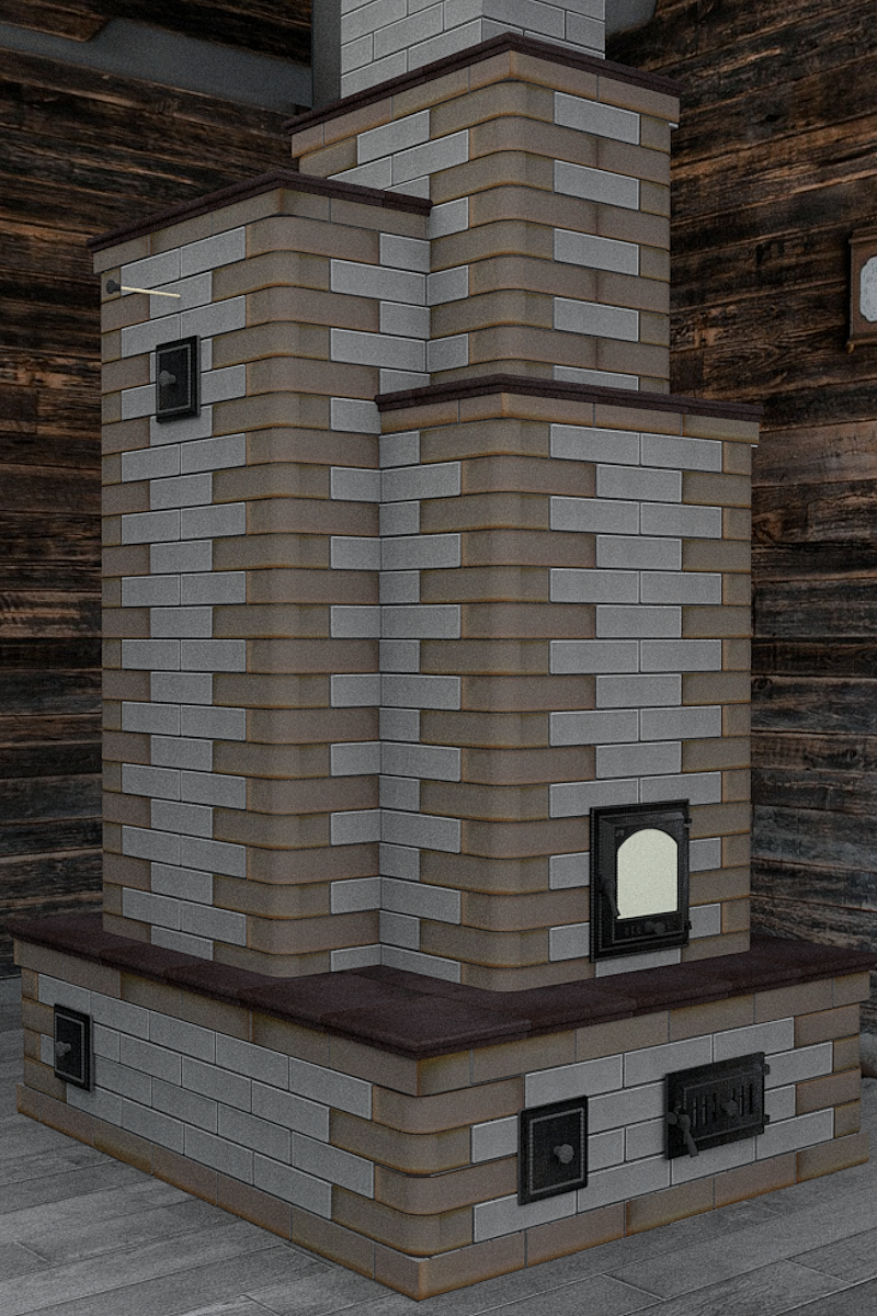 Кирпичная печь из КС-Керамик