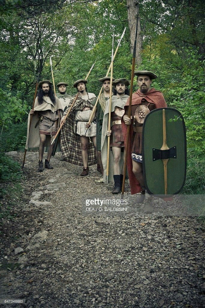 Иллирийские воины в исполнении современных реконструкторов