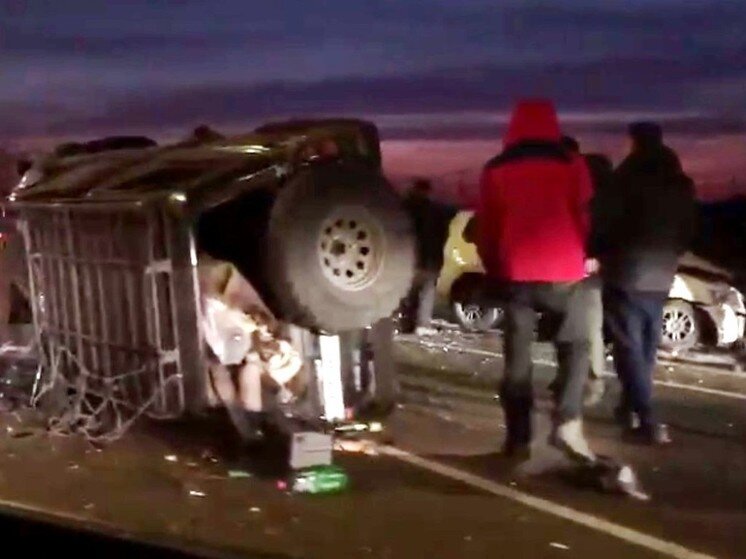     кадр видео из телеграм-канала «Дорожная обстановка Чита»