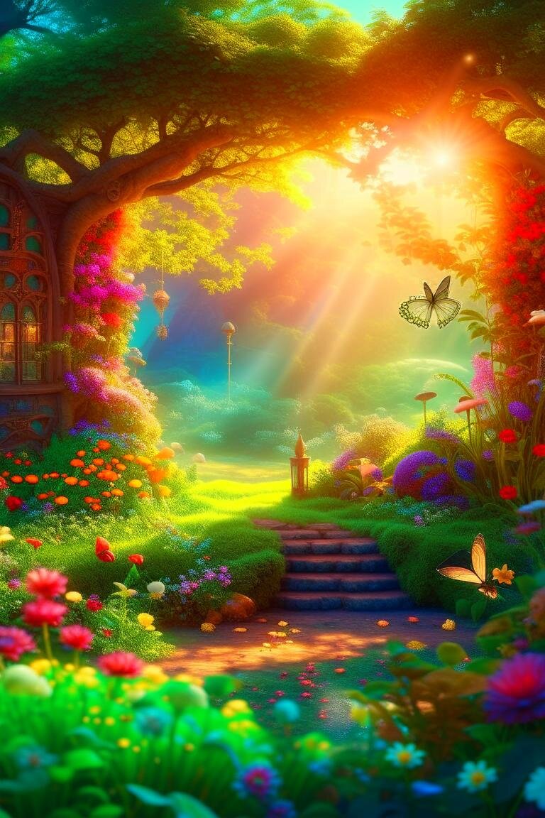 Нейросеть видит мой сад так