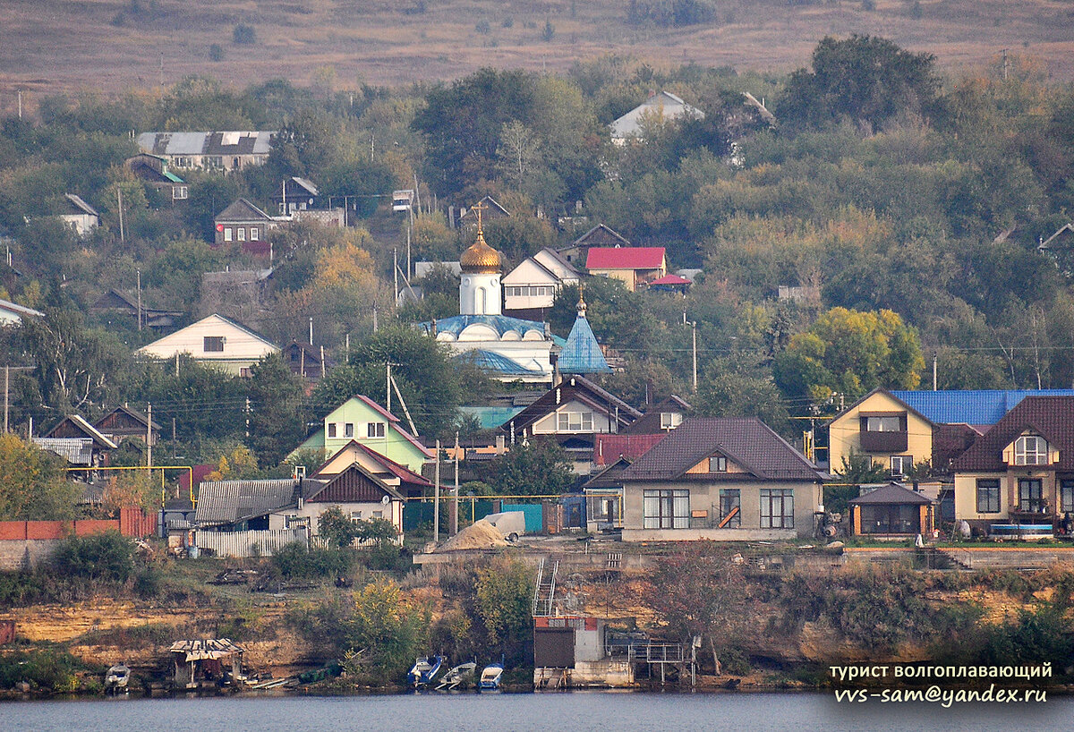 Октябрьск: городские пейзажи с палубы теплохода. Самарская область, часть  41 | Турист волгоплавающий | Дзен