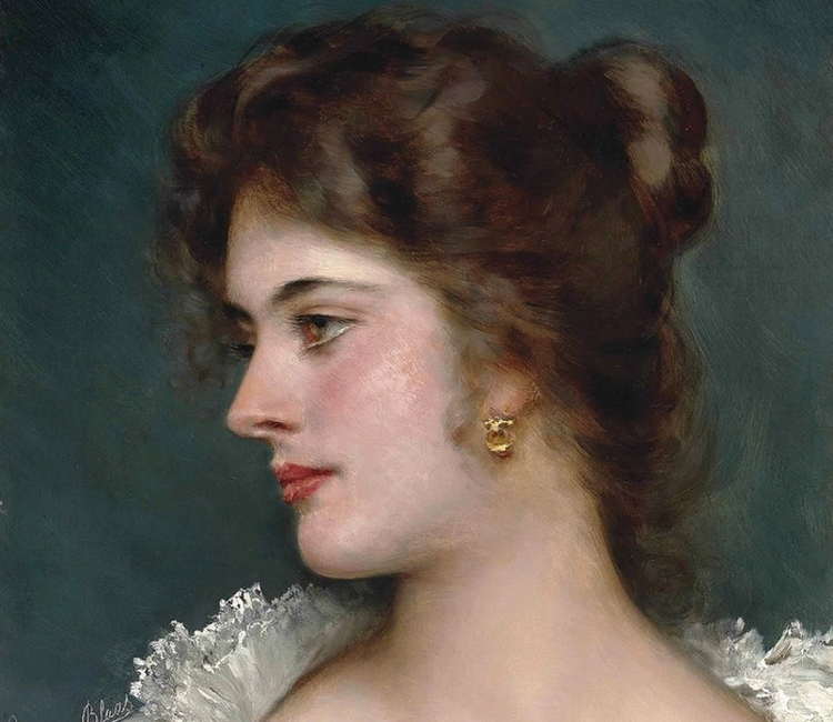 Портретов Иоганны Рейс-Бетховен не сохранилось, худ. Eugene de Blaas