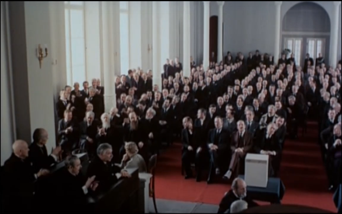 Заседание сейма - один из кадров фильма