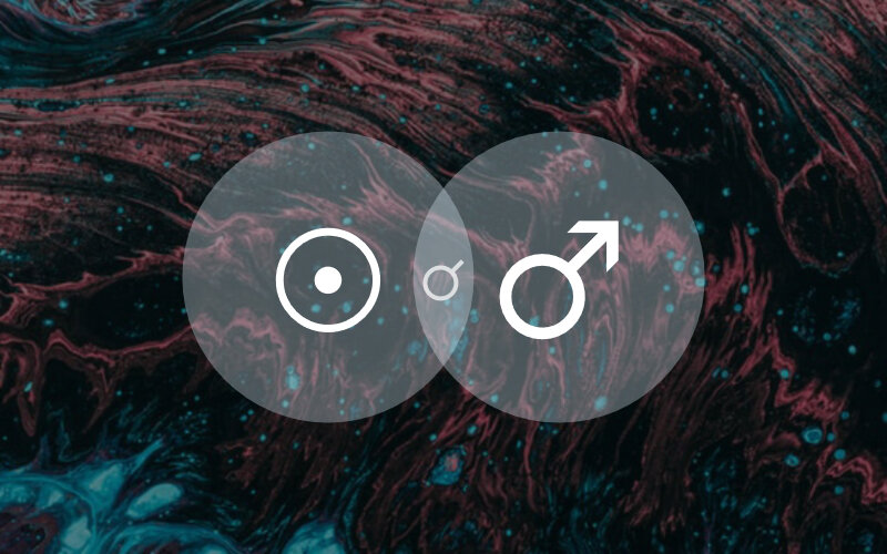 Соединение Солнце - Марс в синастрии