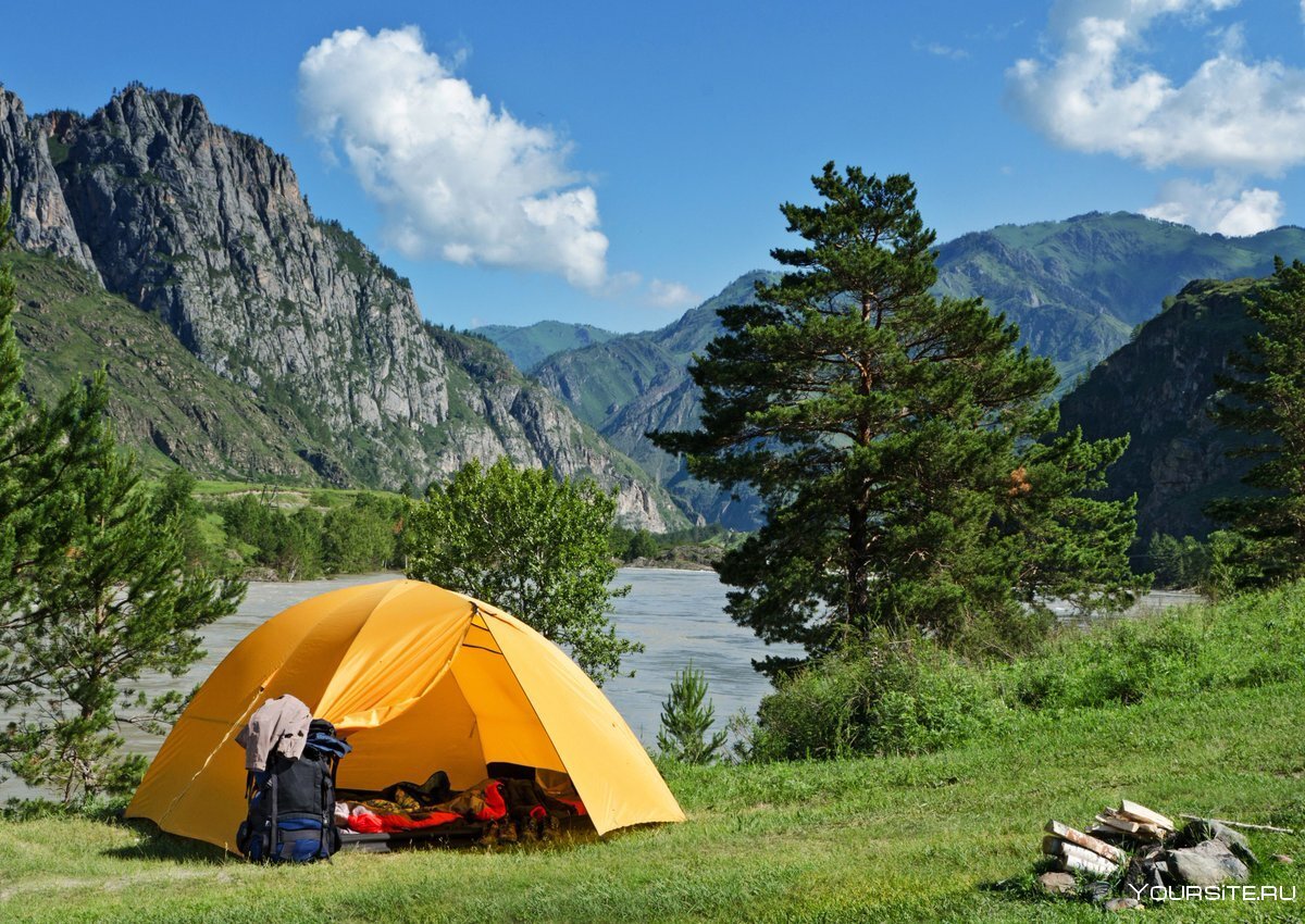 Поход с палатками