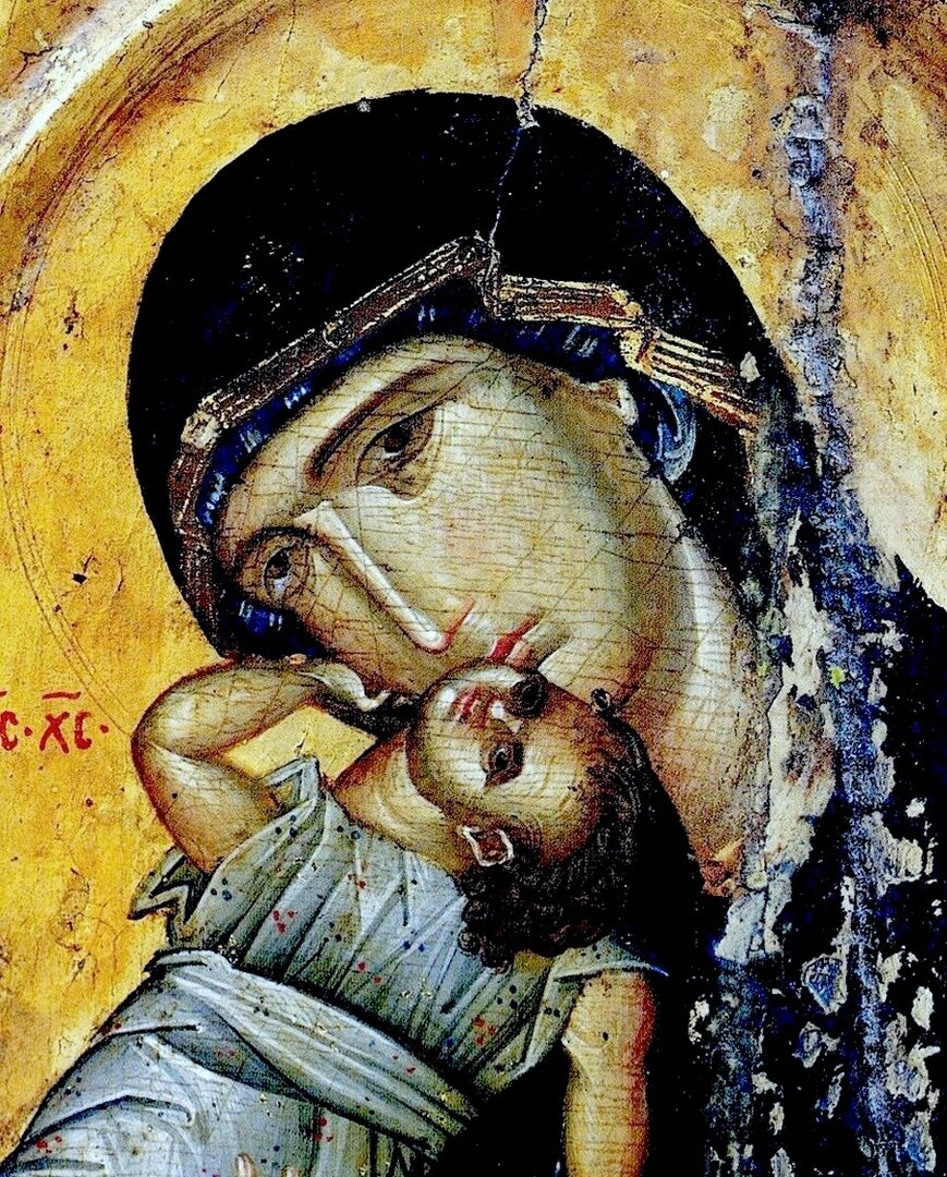    Икона Божией Матери «Взыграние Младенца». Фото: Public Domain