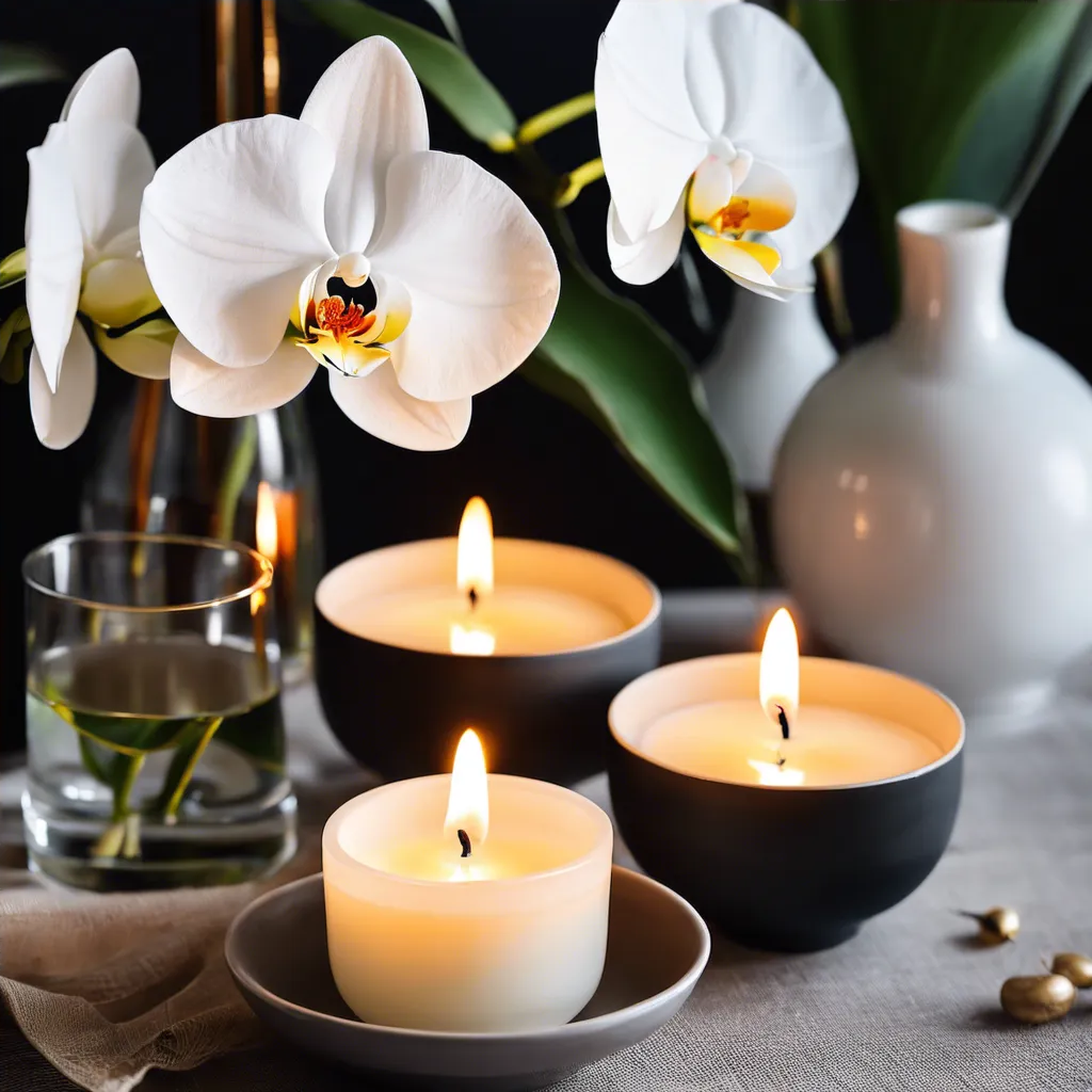 свечи в интерьере